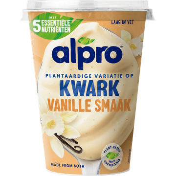 Alpro Plantaardige Variatie Op Kwark Vanille Smaak 400g