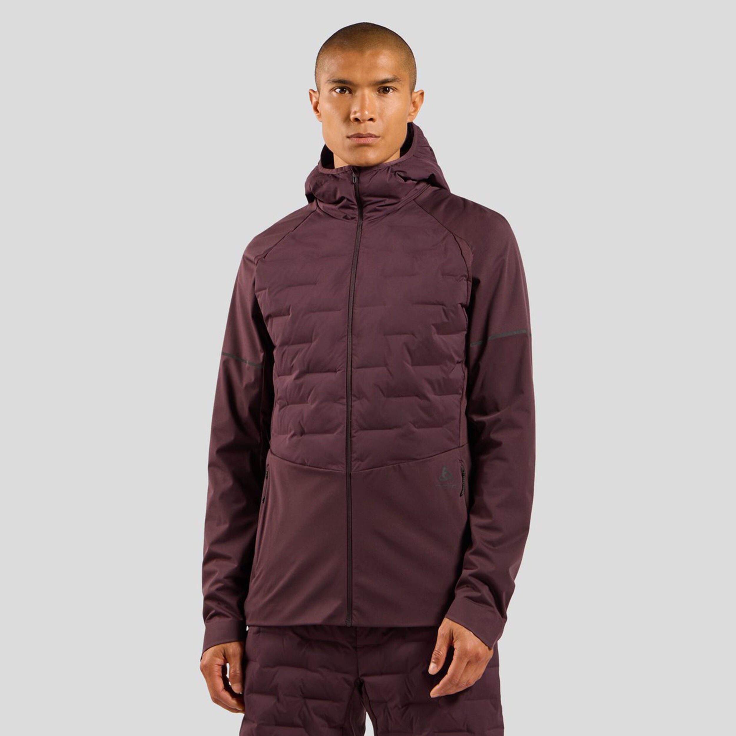 Odlo Zeroweight Insulator Veste Running Hommes - Marron