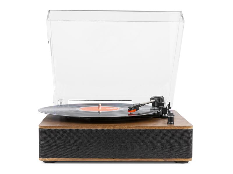 Fenton Plattenspieler RP161 Dunkelbraun Retroplattenspieler mit Bluetooth