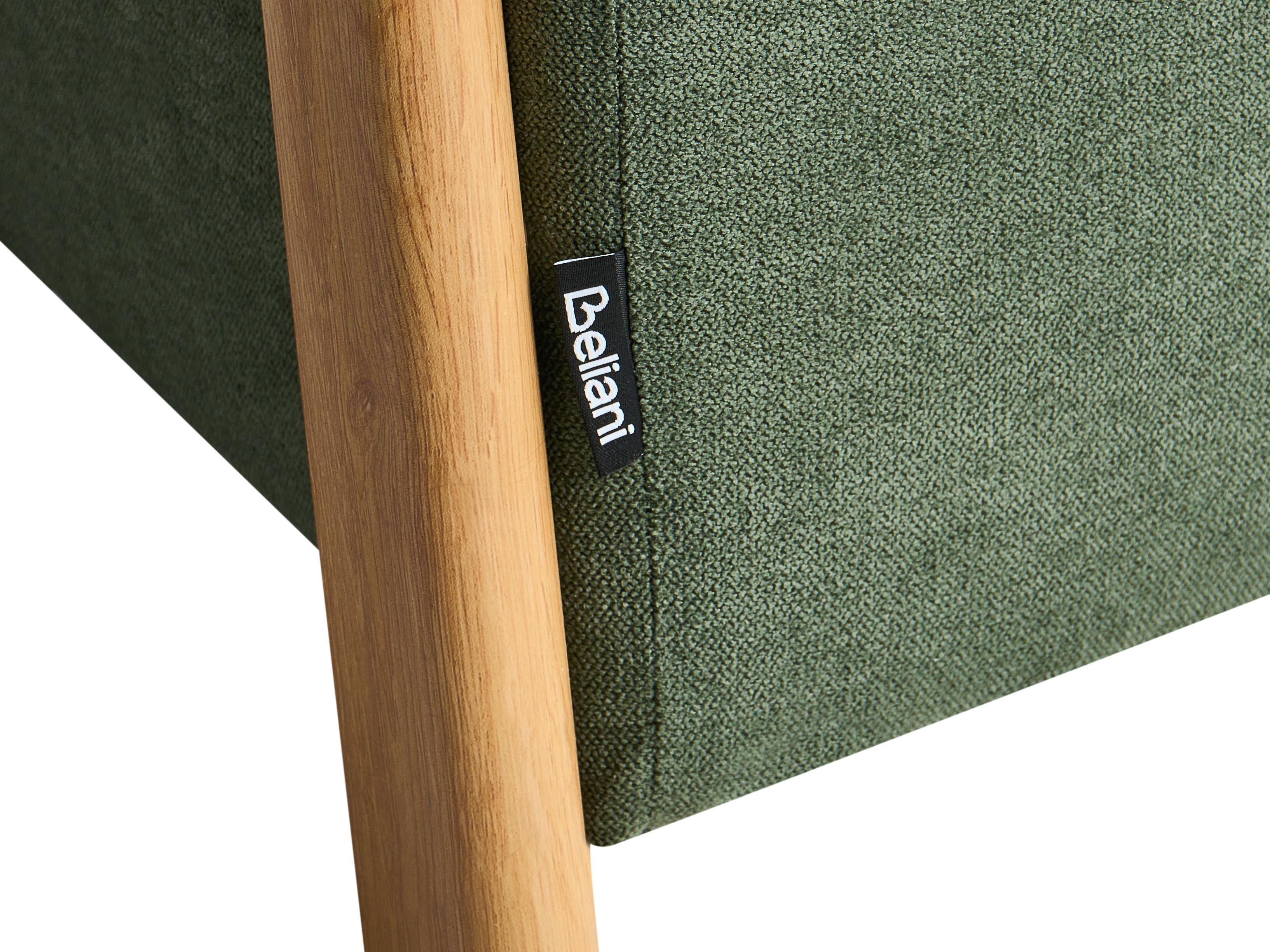 Poef met opbergruimte EDLAND Stof 45 cm 43 cm Groen