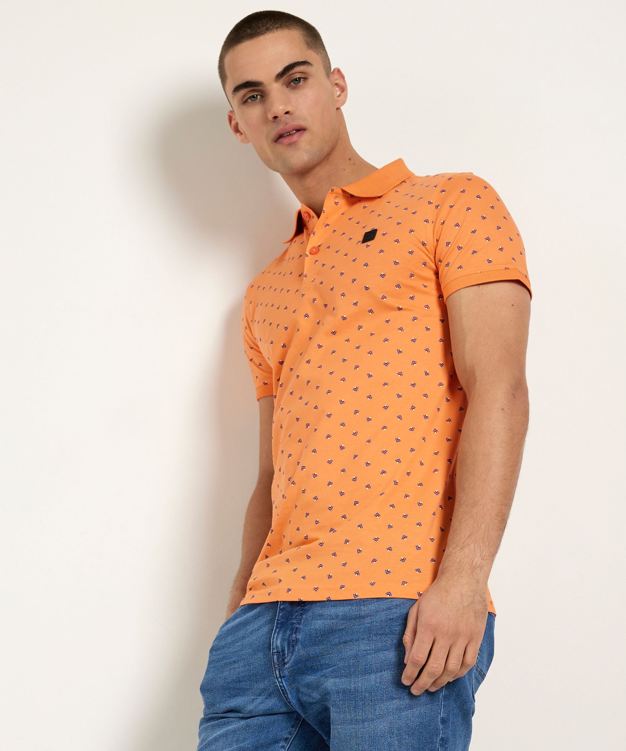 polo met pijlprint
