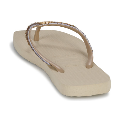 Havaianas - SLIM SQUARE MAGIC SEQUIN - Beige / Doré