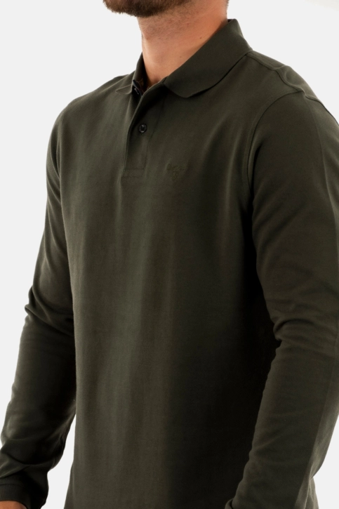 Polos manches longues barbour essential l/s sports gn91 forest