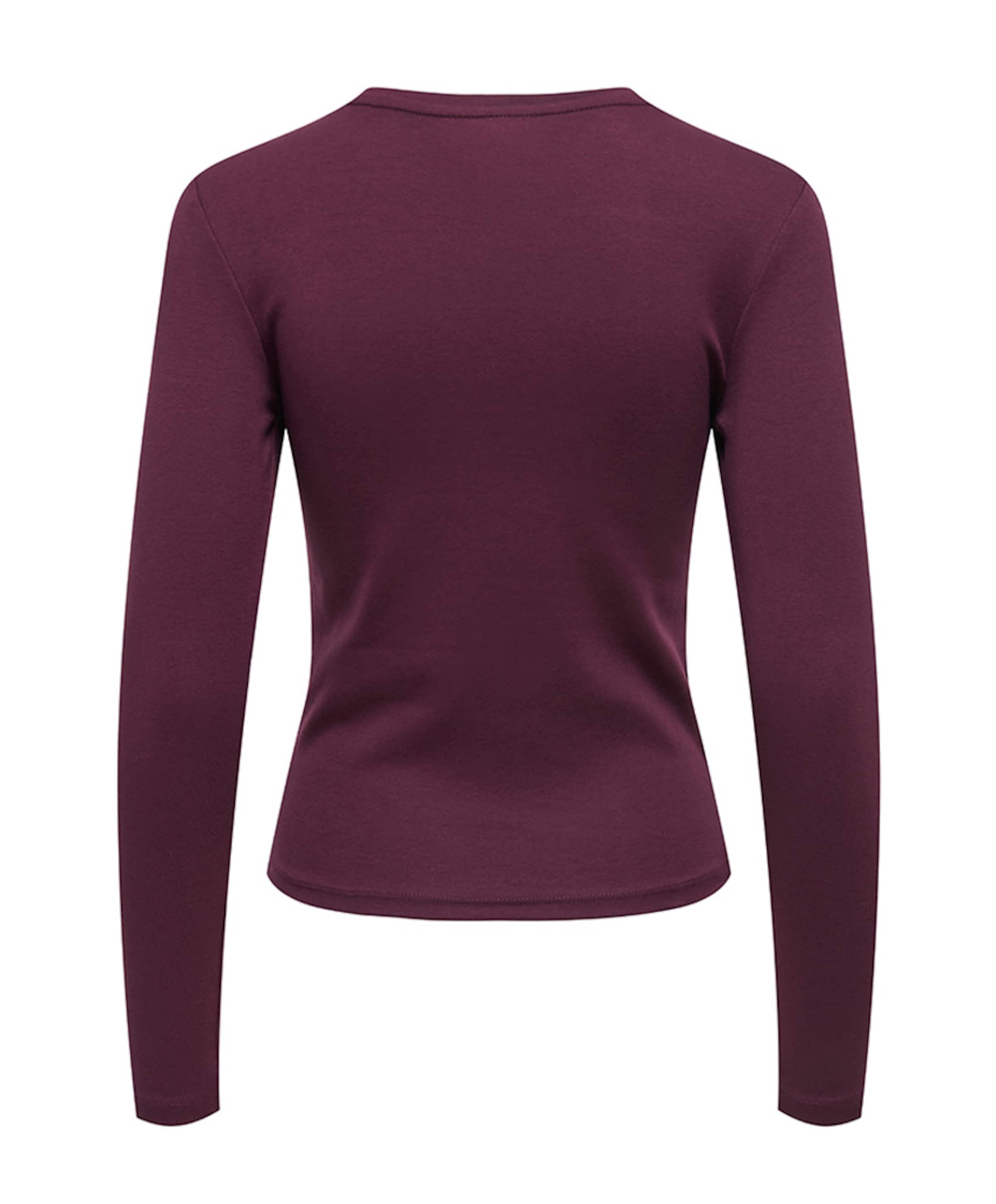 Only Dames longsleeve bordeaux