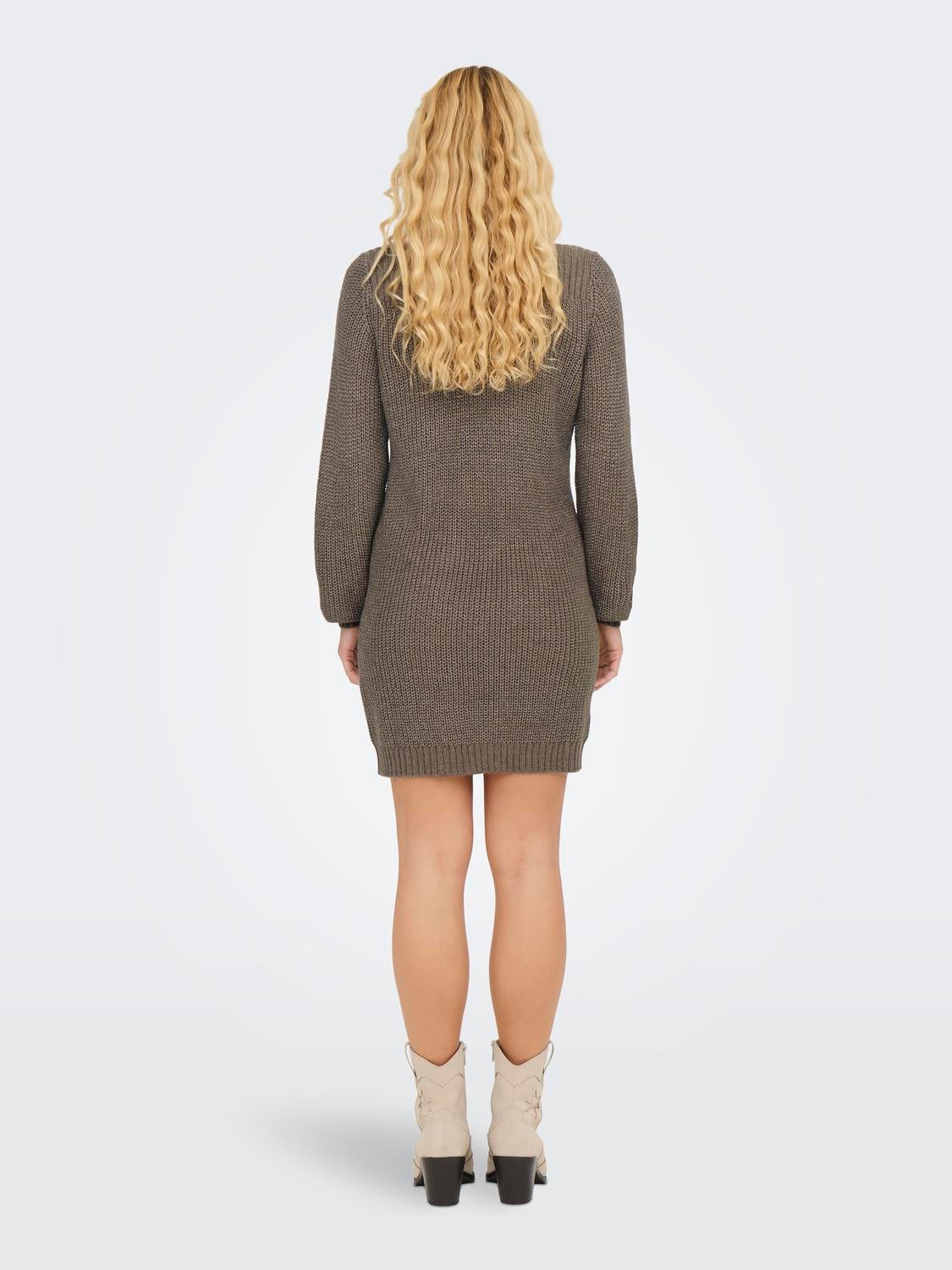 JDYWHITNEY Kurzes Kleid Walnut