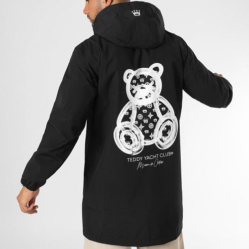 Coupe-Vent Capuche Maison De Couture Back Noir