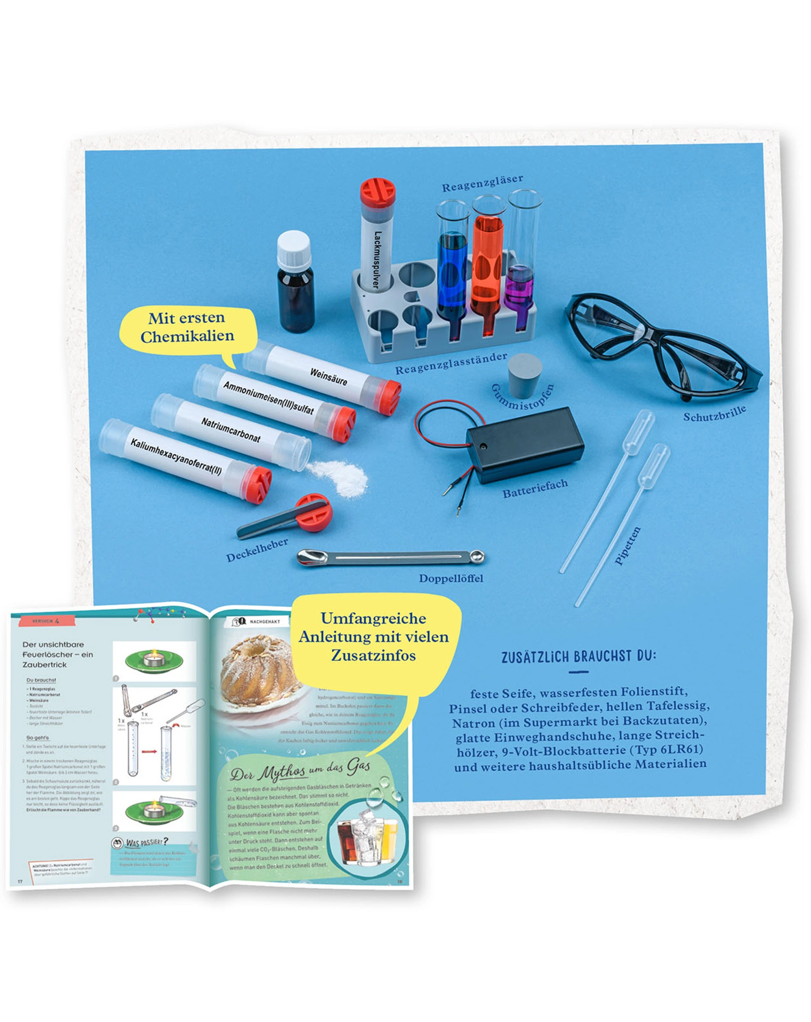 Experimentierkasten CHEMIELABOR C 500 X