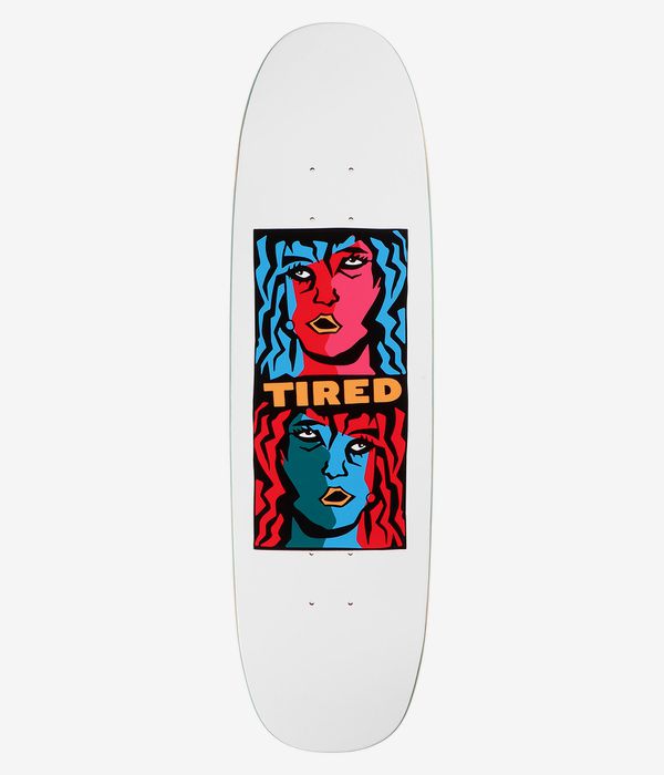 Tired Skateboards Double Vision Shaped 8.75