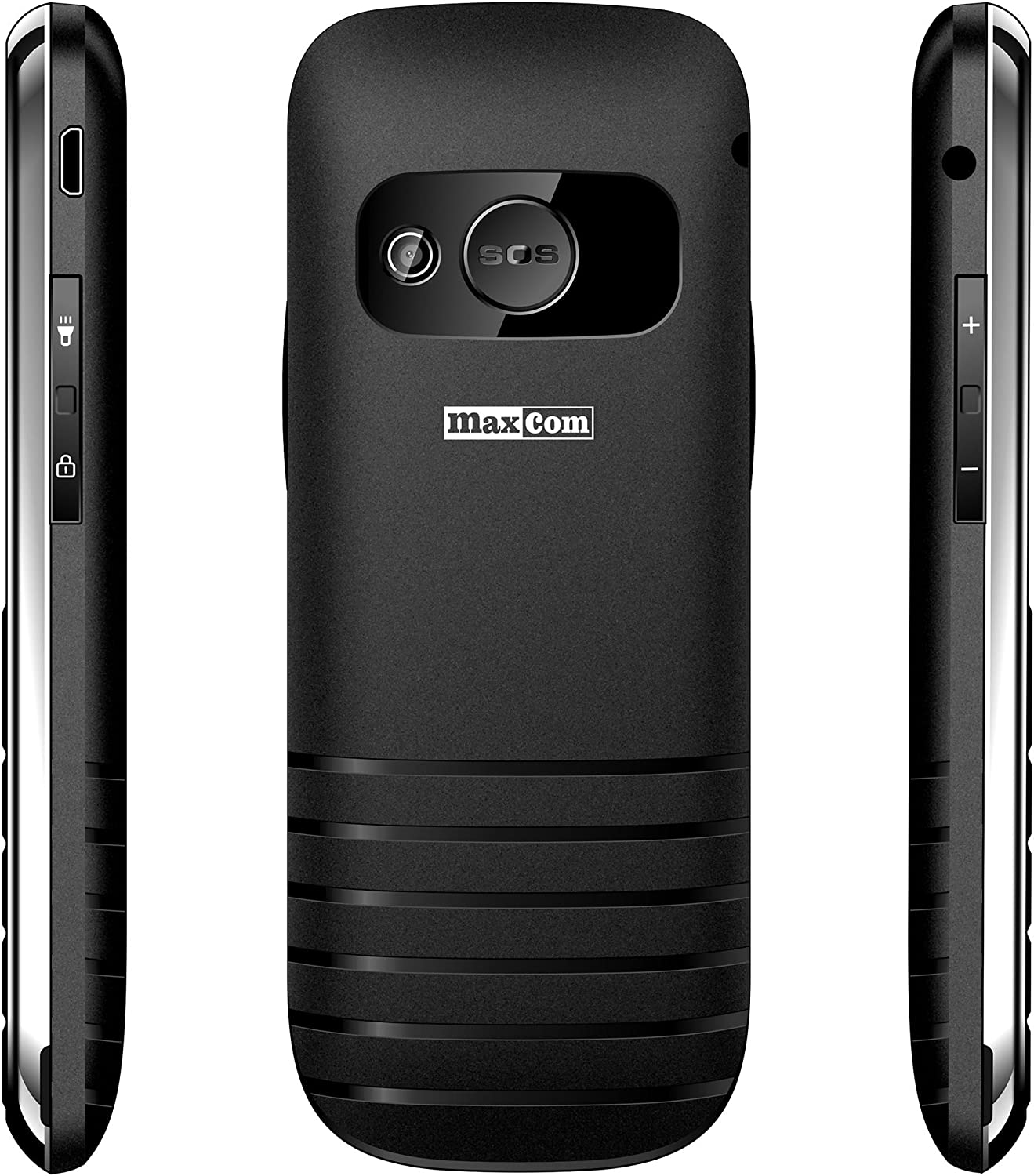 Maxcom Handy MM720 mit Ladeschale schwarz