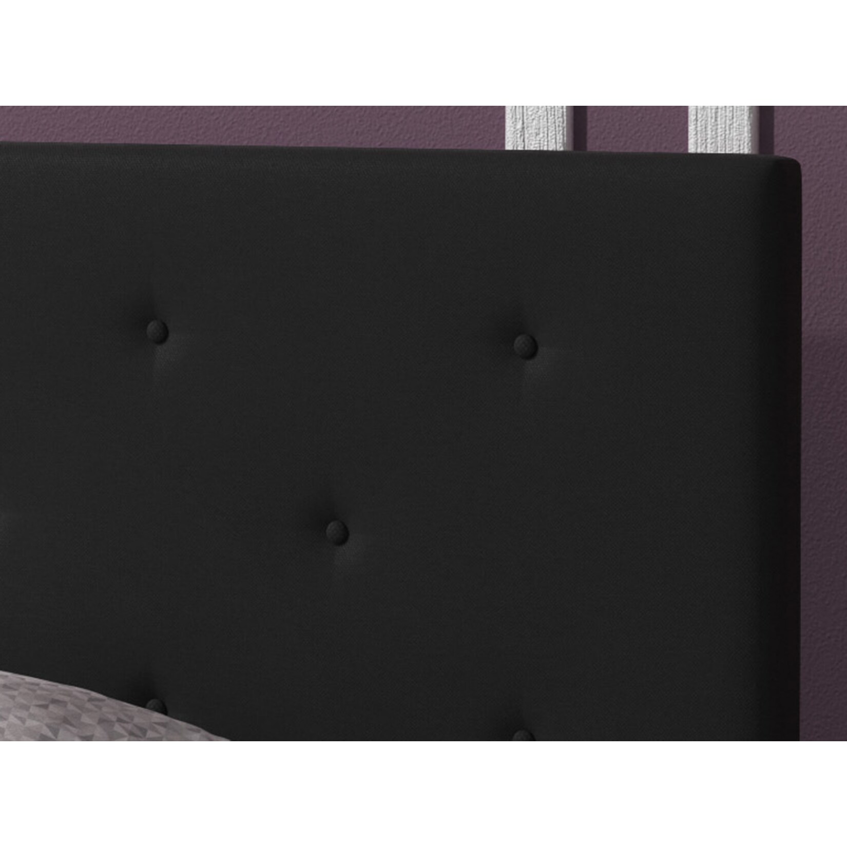 Inter Handels Boxspringbett Esra 140x200 Webstoff Schwarz