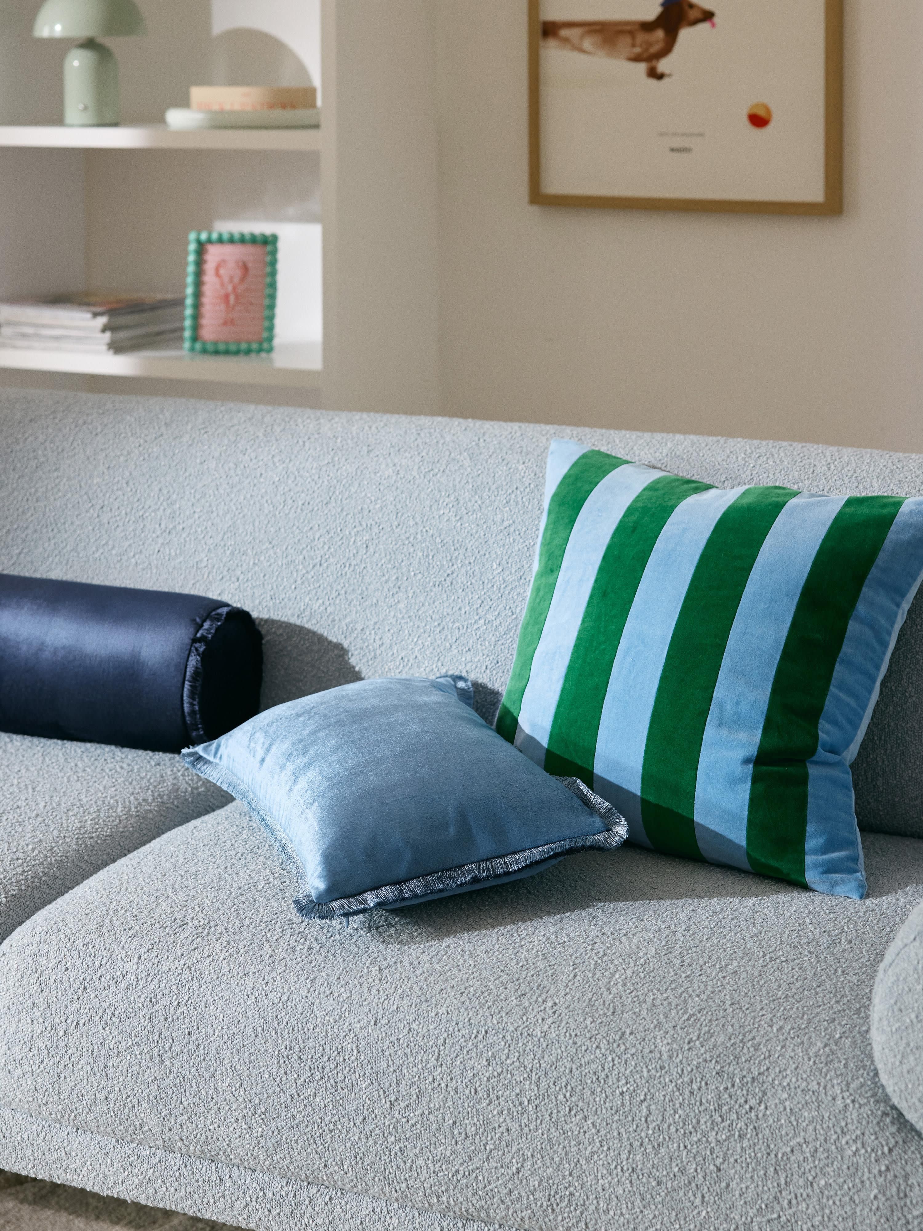 Patchwork kussenhoes Remus van fluweel