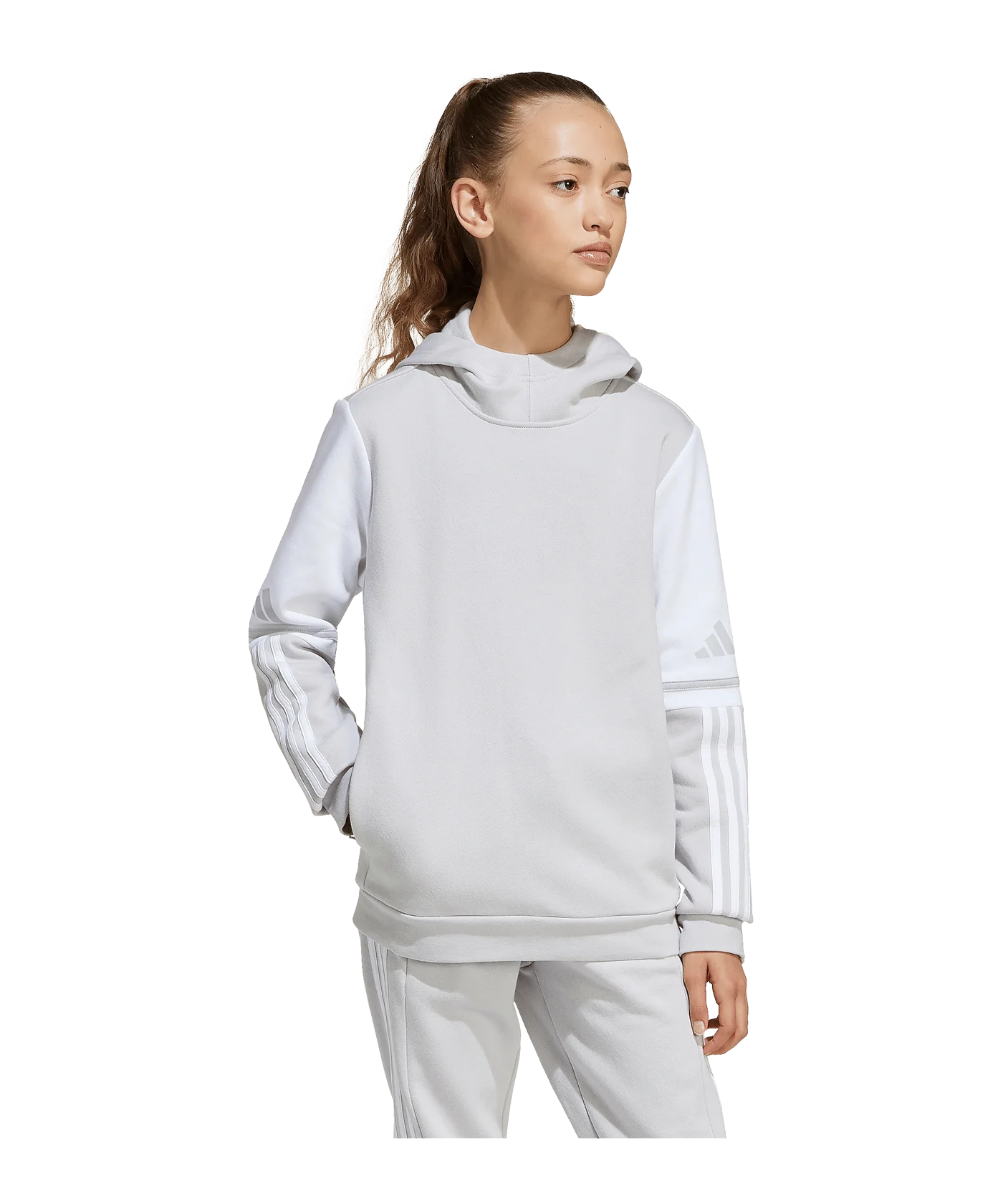 adidas Squadra 25 Hoody Kids Grau