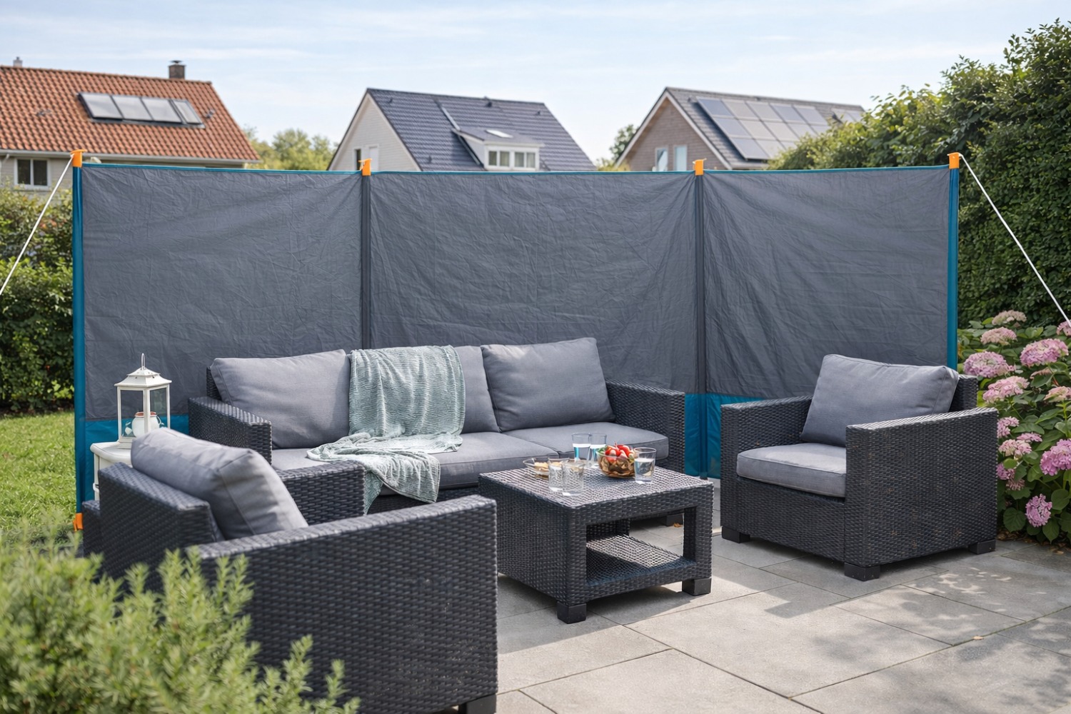 HEM 400 x 140 cm windscherm - Grey