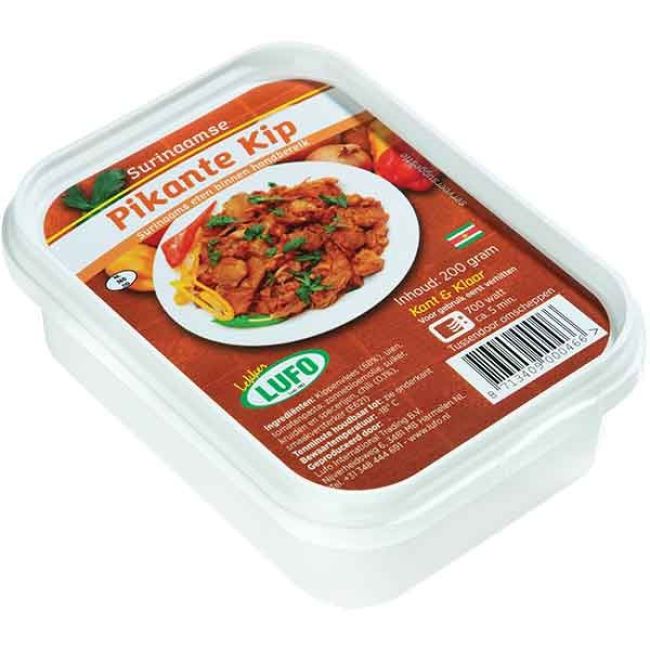 Lufo Bevroren Surinaamse Pikante Kip Kant en Klaar 200g