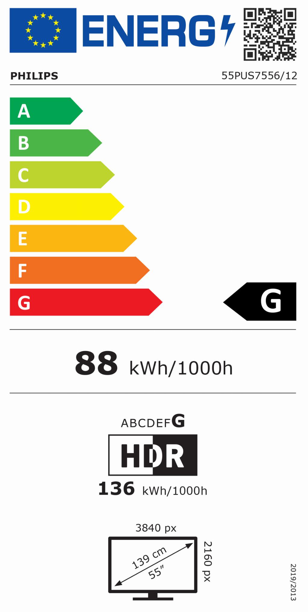 Philips 55PUS7556/12 -  LED - 55