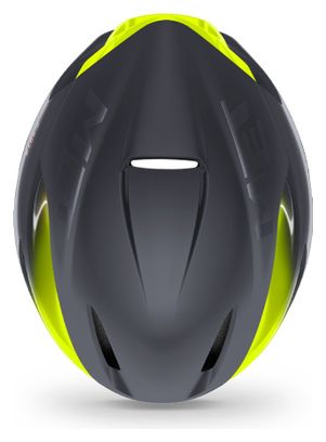 Casque Aéro MET Manta Mips Jaune fluo / Gris Brillant Mat