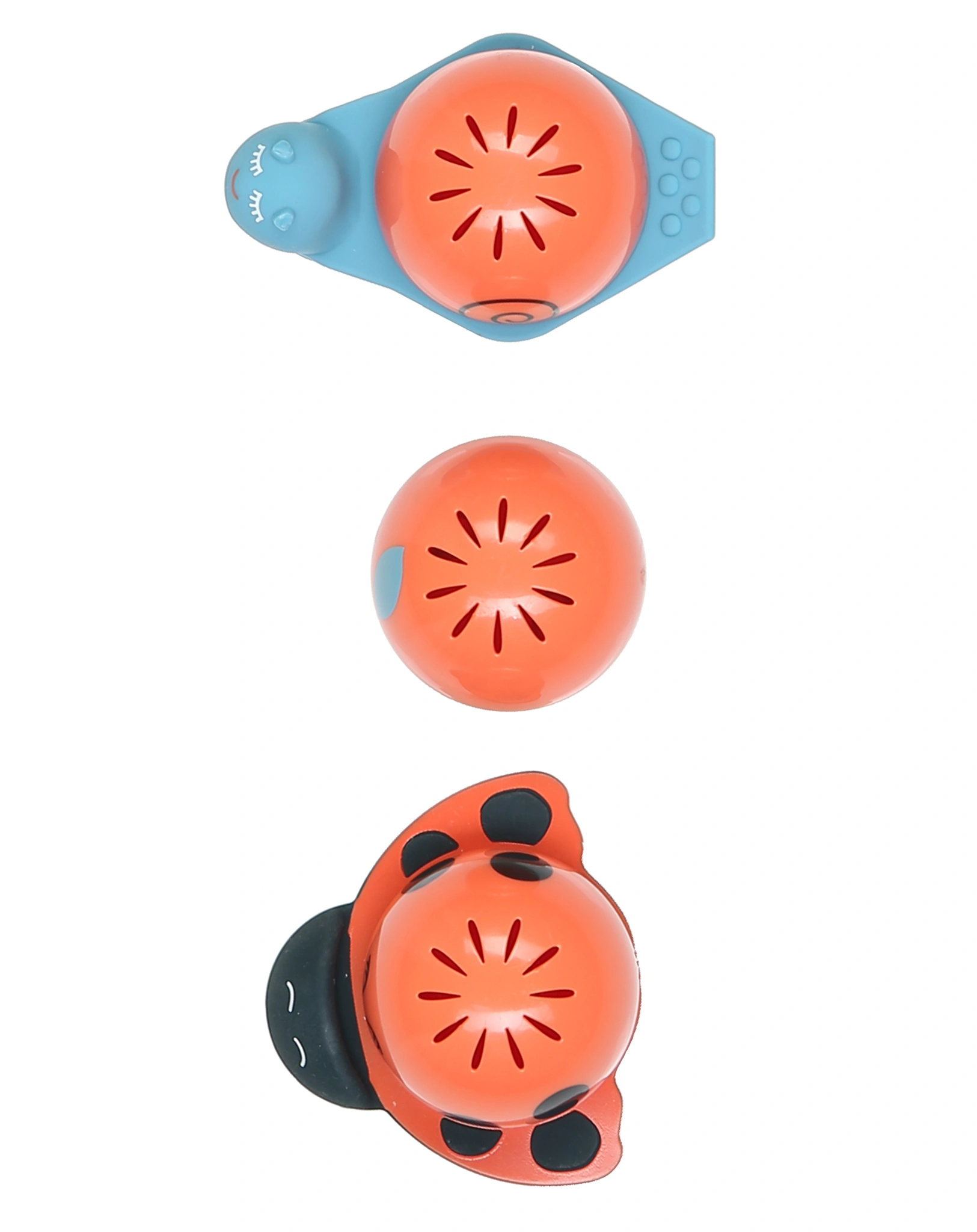 Saugnapfrasselset SNAIL, APPLE & BUG 3-teilig