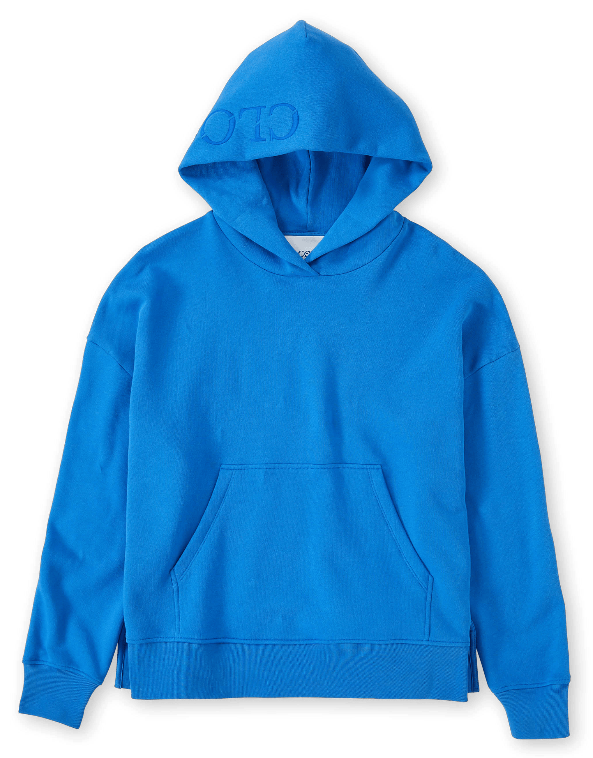 Sweat à capuche en coton | Bleu