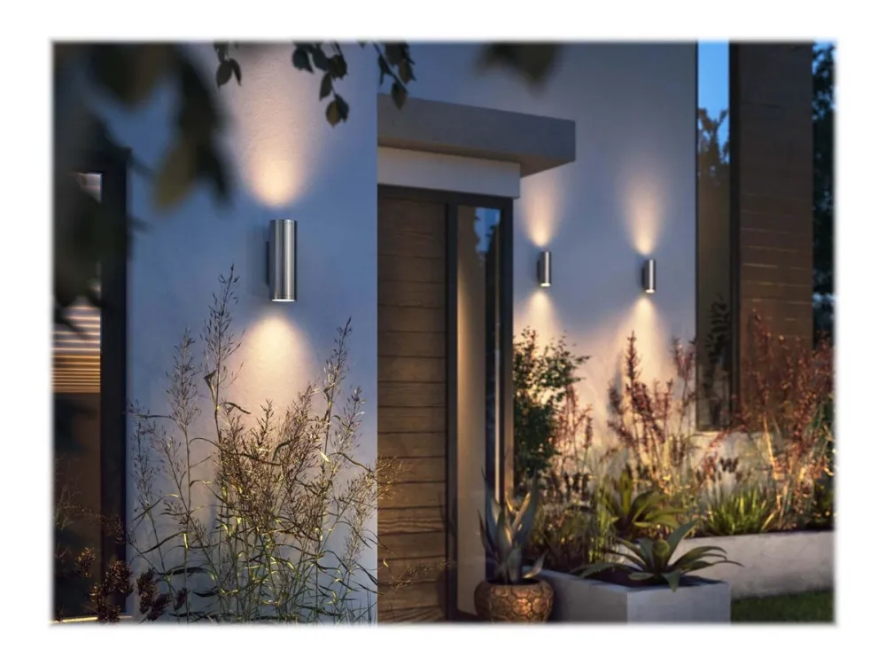 Philips Hue White and Color Ambiance Appear - Væglampe - LED x 2 (tilsvarende 49 W) - total: 16 W - 16 millioner farver - 2000-6500 K - inox