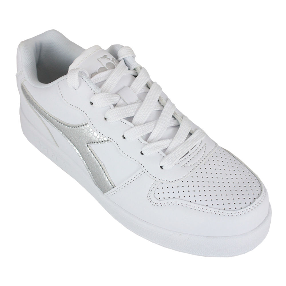 Sapatos Diadora 101.175781 01 C0516 Branco/Prateado