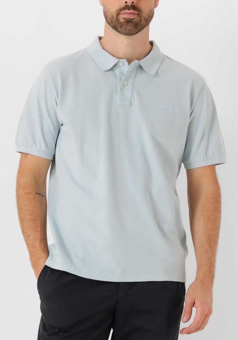 lichtblauwe woolrich polo classic american polo