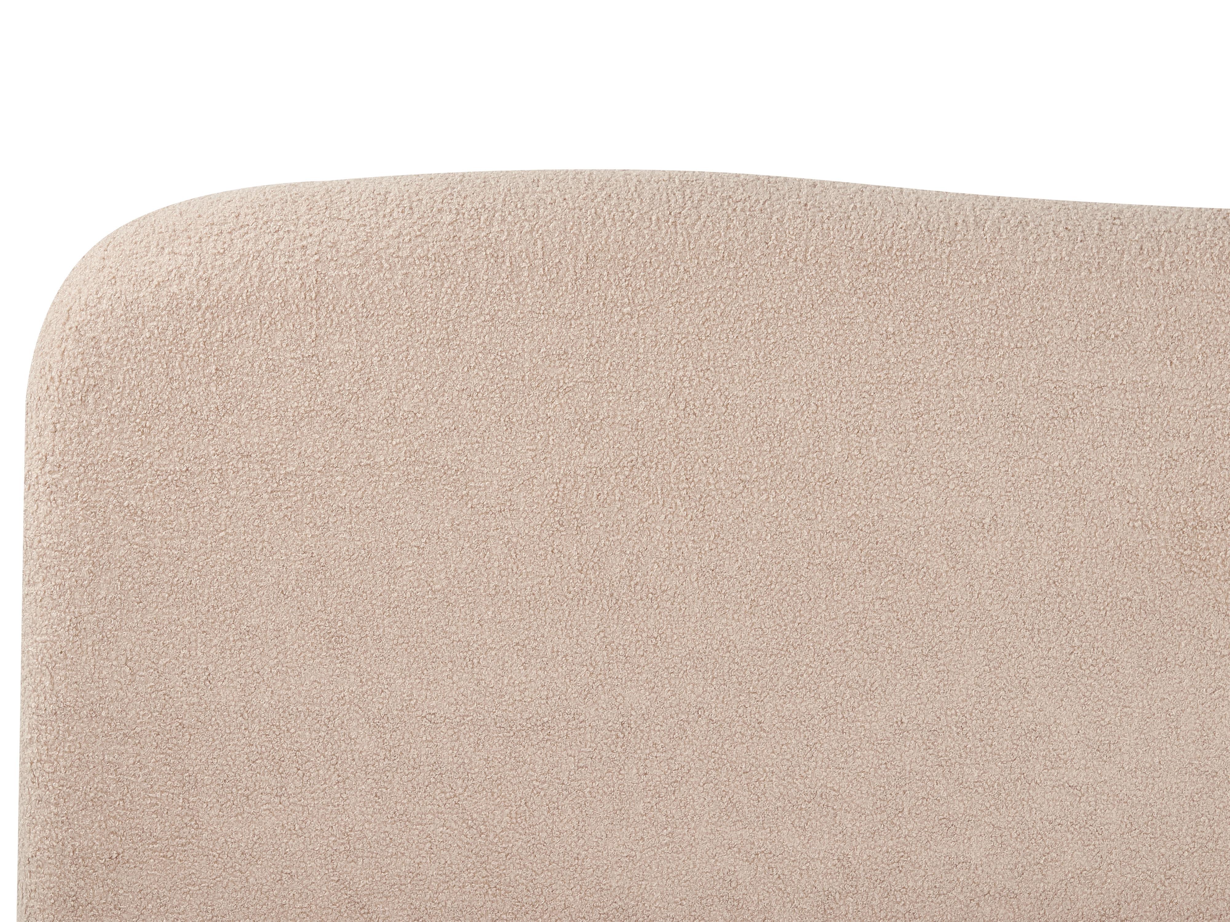Bed met opbergruimte Bouclé BLAGNAC 180 x 200 cm Beige