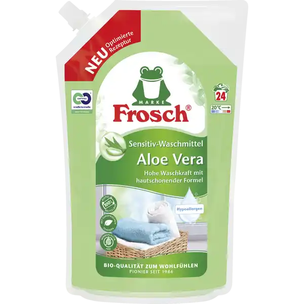 Sensitiv Aloe Vera Waschmittel flüssig, 24WL