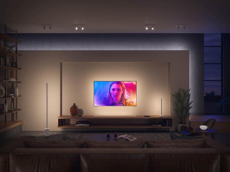 Philips Hue Tischleuchte Gradient, Signe, 12 W, Weiss Tischleuchte