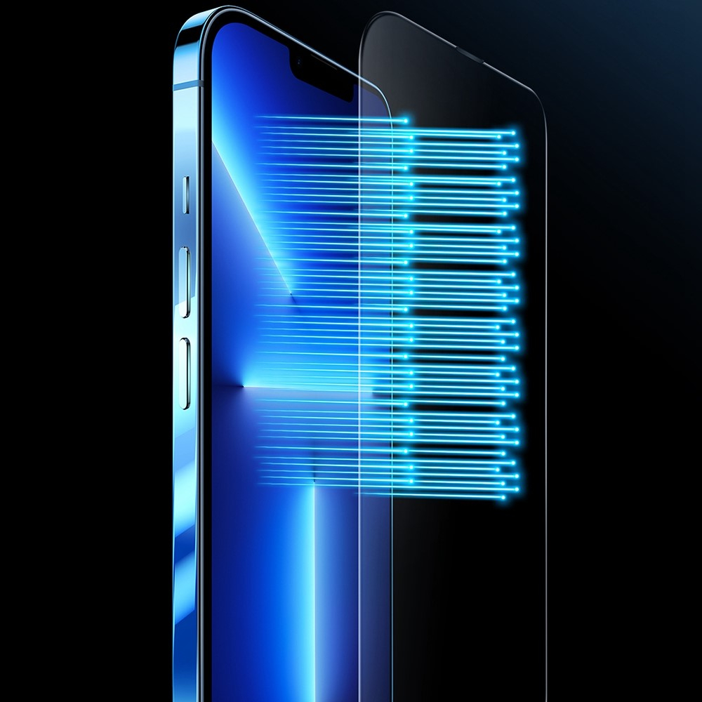 iPhone 14 Pro Panzer Glas Case Friendly   Montagerahmen