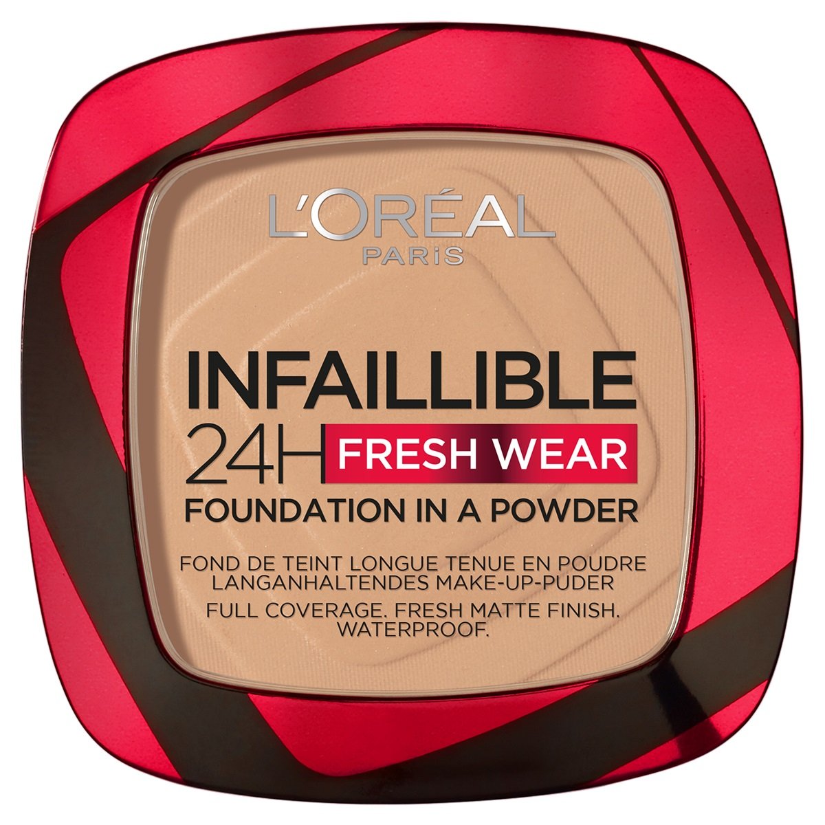 L’Oréal Foundation Poeder Infaillible Fresh Wear 140 Golden Beige (1 stuk)