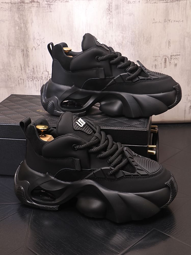 Mr Ozera - Platformsneakers met letters