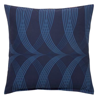 Linge de lit motif ondes graphiques