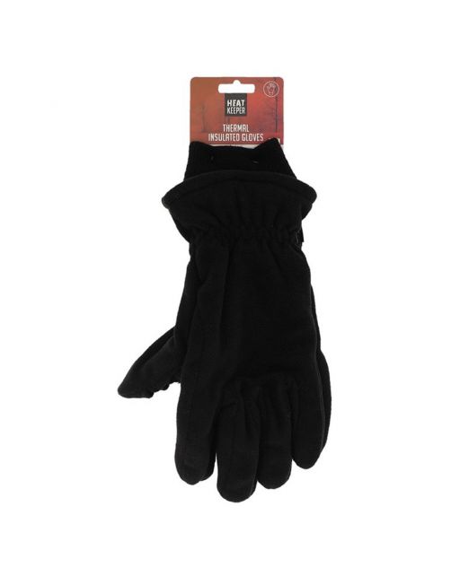 Heatkeeper Thermohandschoen Fleece - Handschoenen - Zwart S-M