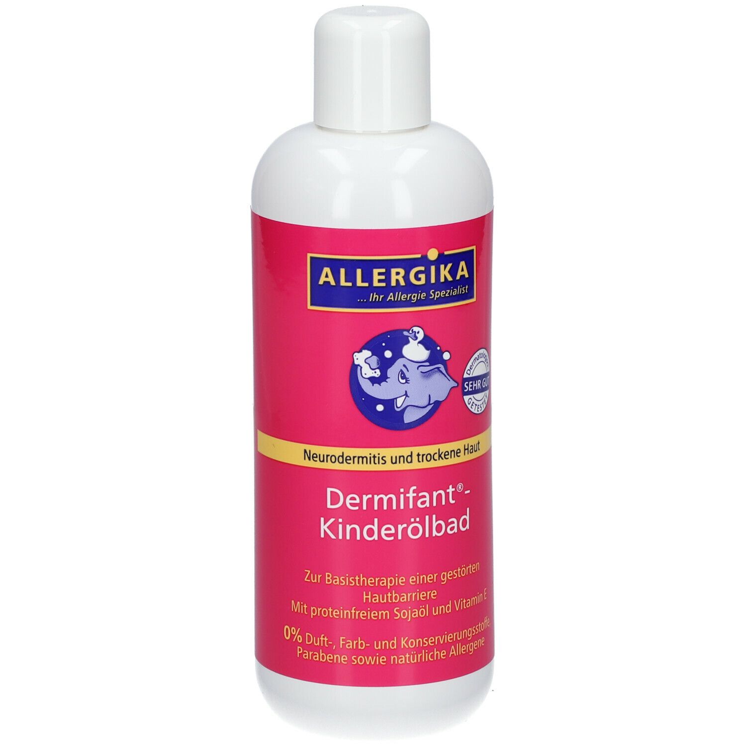 Dermifant® Kinderölbad - Rückfettendes Ölbad zur Intensivpflege bei Neurodermitis, Juckreiz und trockener, schuppiger Haut