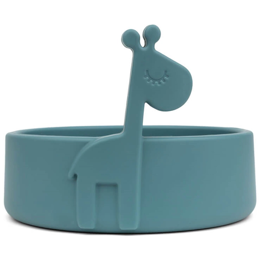 Done by Deer™ Geschirr-Set Peekaboo first meal Deer friends in blau