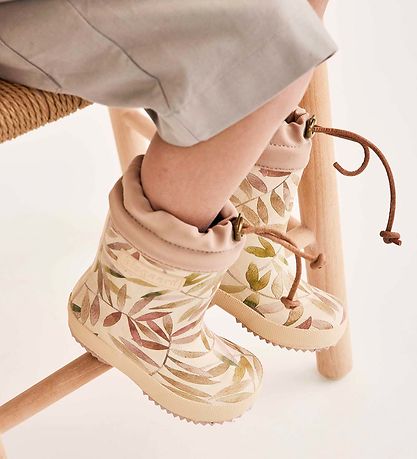 Bisgaard Thermostiefel - Beige Blätter