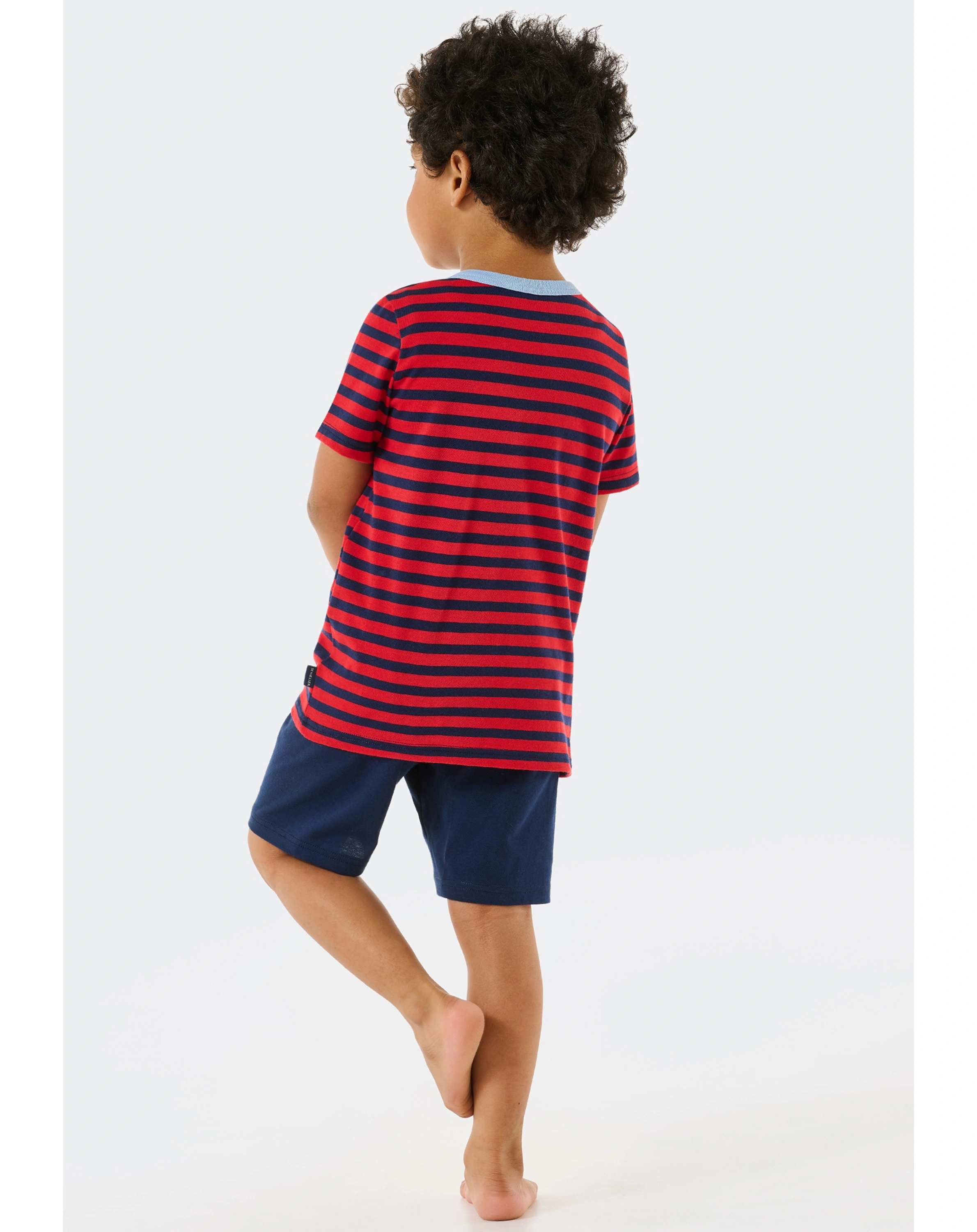 Schlafanzug GOOD NIGHT STRIPED kurz in rot