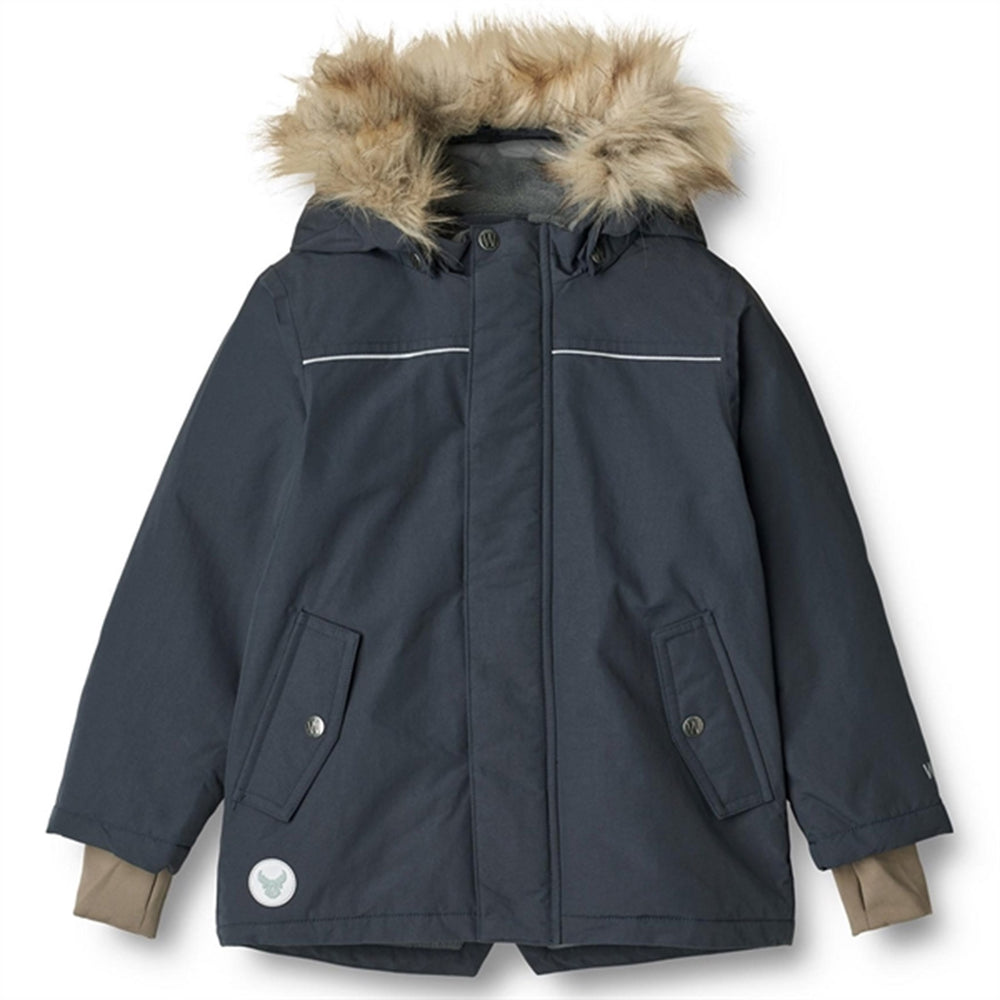 Jakke Kasper Tech Dark Blue - Wheat → Luksusbaby.dk