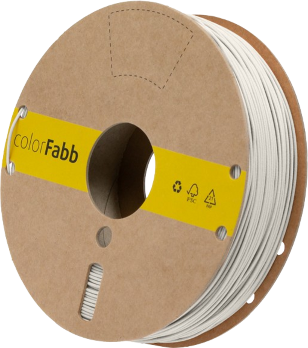colorFabb  Vibers PLA White, 1,75 mm / 750 g    Nachhaltiges PLA-Filament mit 10 % Elefantengras