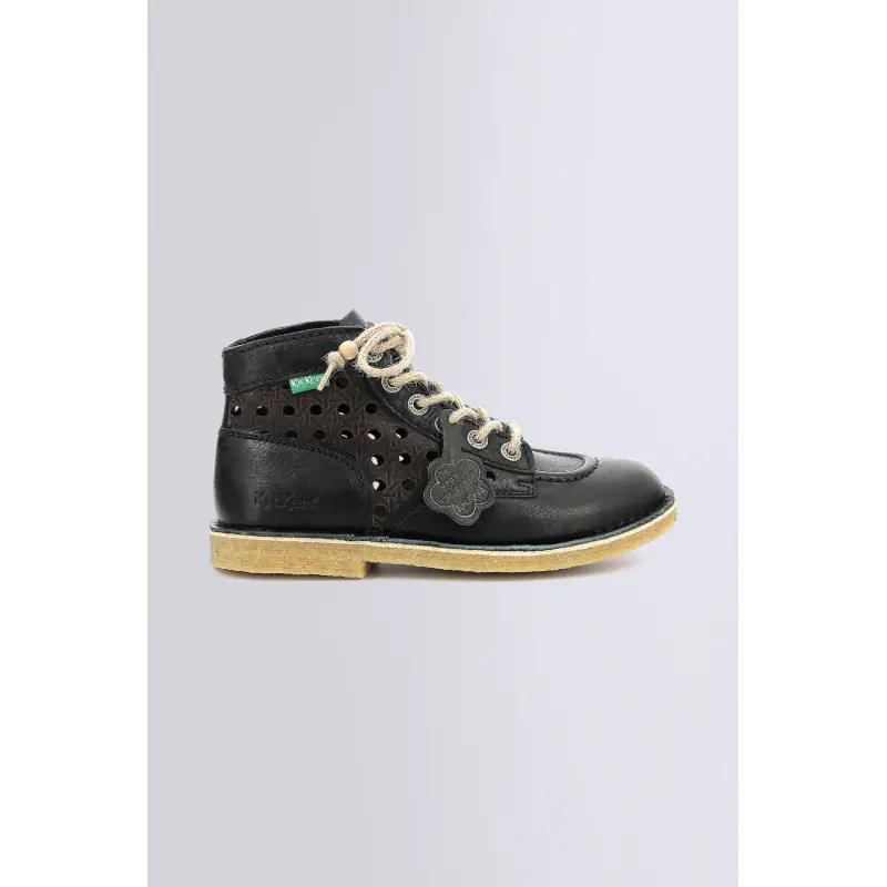 KICK LEGEND NOIR BOTTINES Cuir Femme