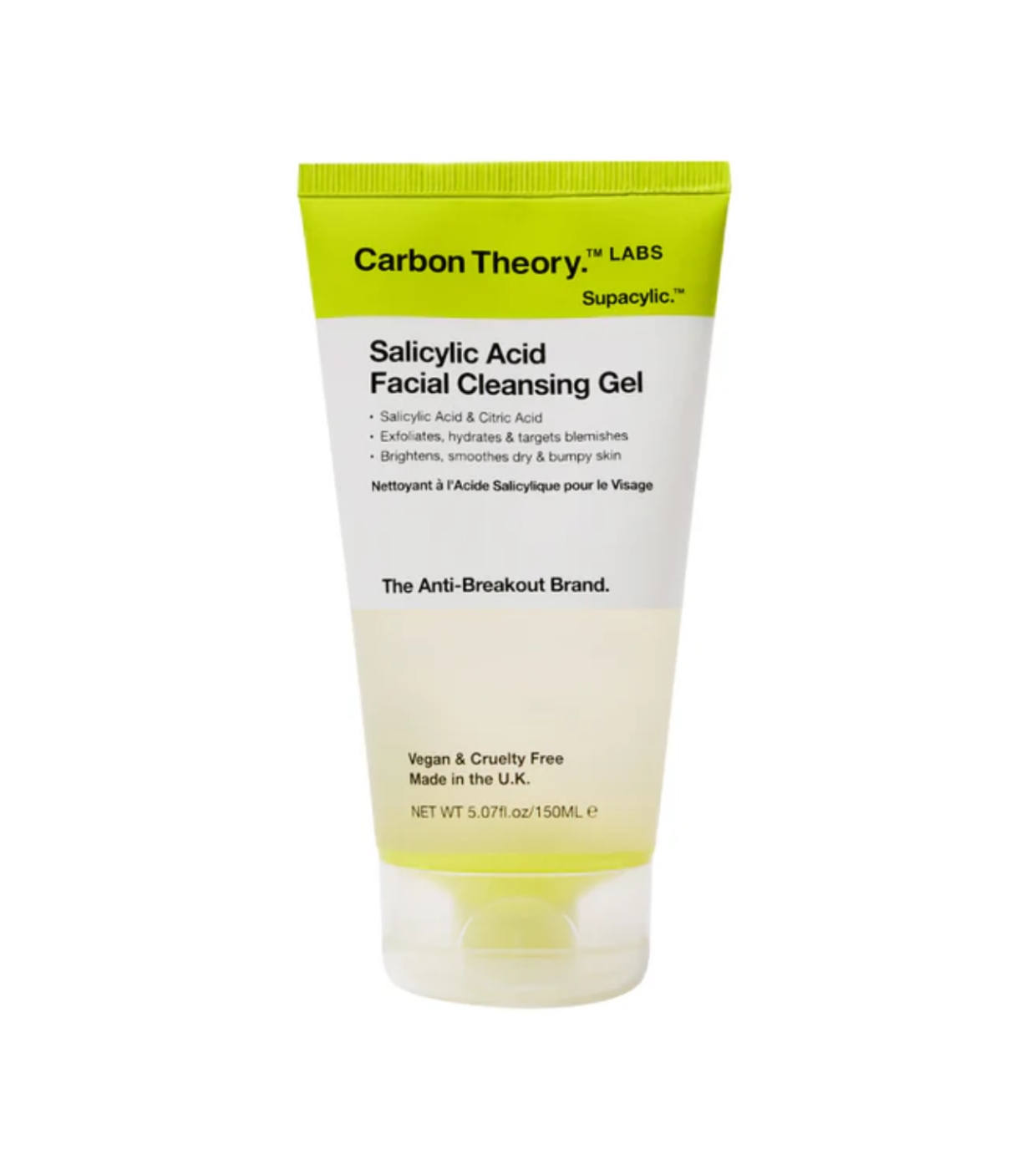 Carbon Theory - *Supacylic* - Gel de limpeza esfoliante com ácido salicílico