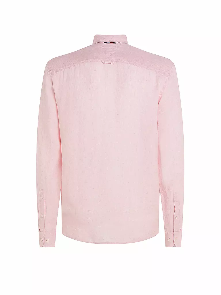 TOMMY HILFIGER Leinenhemd  rosa