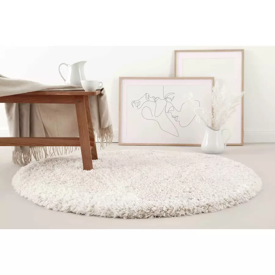 Homie Living Hochflorteppich Matteo beige