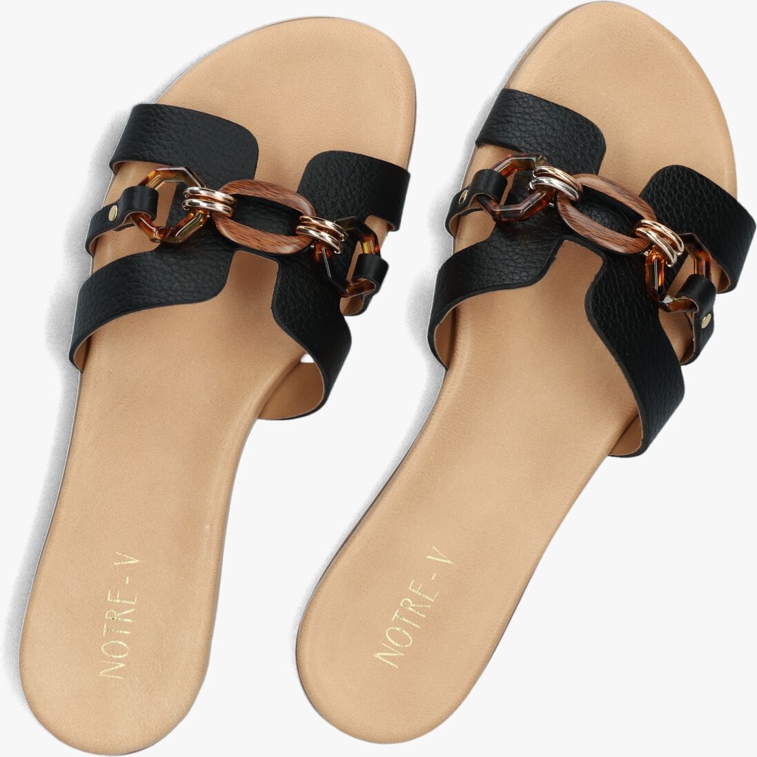 NOTRE-V zwarte notre-v slippers 180h