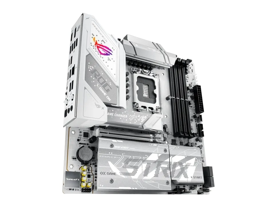 ASUS ROG STRIX B860-G GAMING WIFI - Bundkort - micro ATX - LGA1851 sokkel - B860 Chipset - USB4, USB-C 3.2 Gen 2x2, USB 3.2 Gen 2, USB 3.2 Gen 1 - 2.5 Gigabit LAN, Wi-Fi 7, Bluetooth - onboard grafik (CPU påkrævet) - HD Audio (8-kanaler)