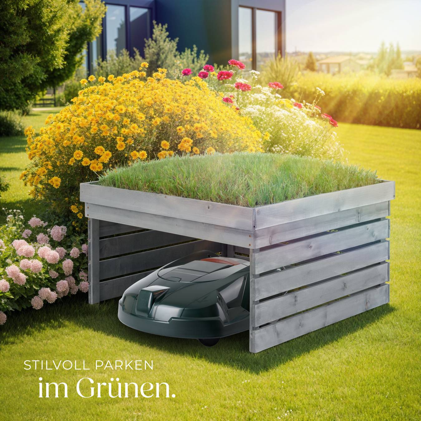 Rasenmäher-Roboter-Garage  Hortus