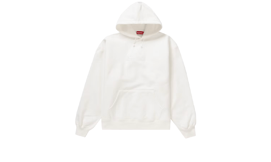 Supreme Box Logo Hooded Sweatshirt (FW23) White
