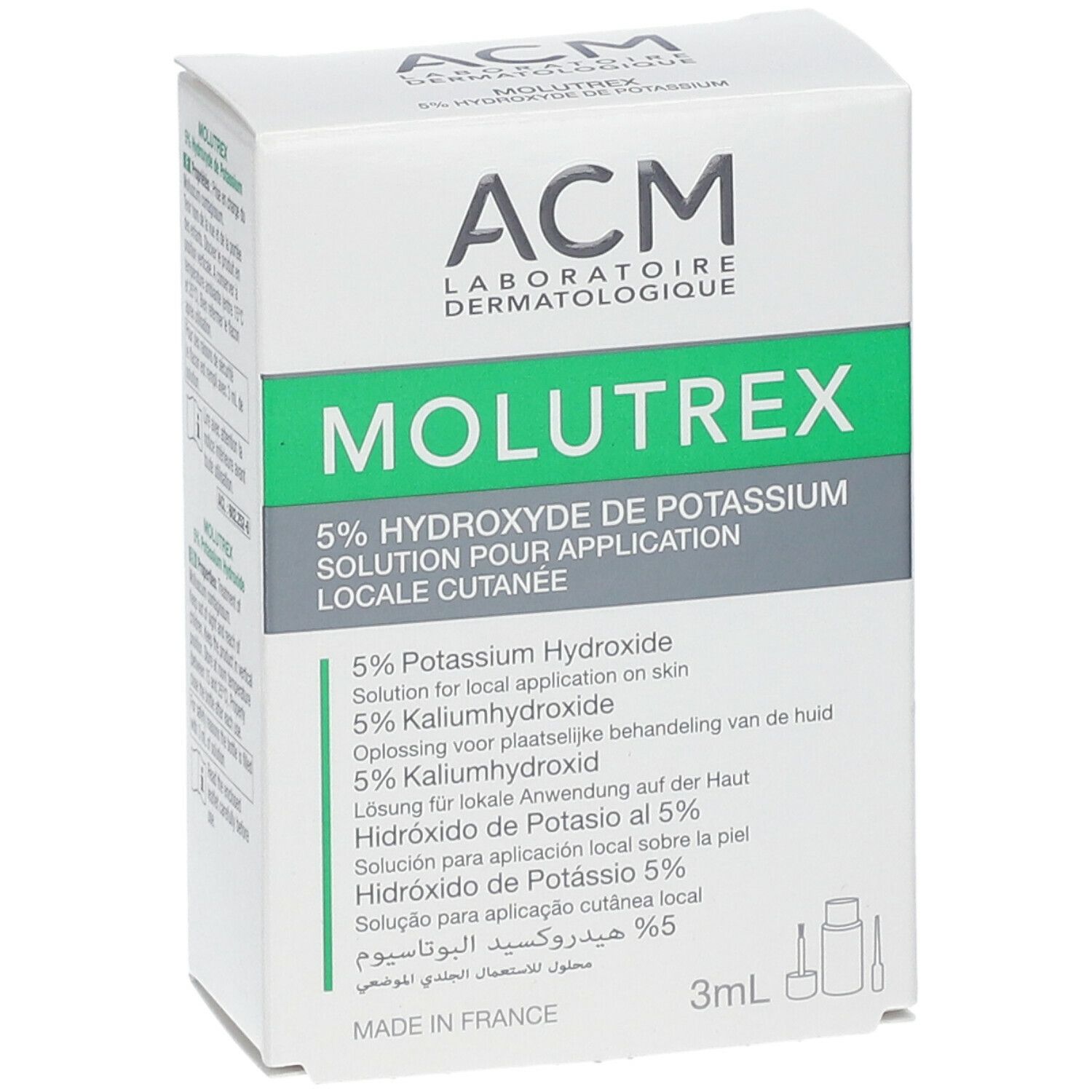ACM Molutrex 5% Kaliumhydroxid 3 ml
