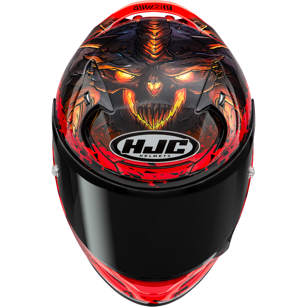 HJC - Casque RPHA 12 Diablo Blizzard MC1 / Rouge / Noir