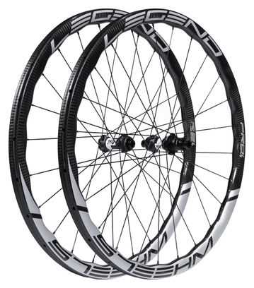 Paire de Roues Legend Wheels 35T CX RS⁴ - 12X100 - 12X142mm - DT 350 - Disc Centerlock - Campagnolo N3W